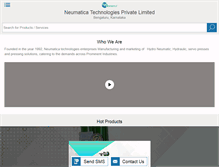 Tablet Screenshot of neumatica.in